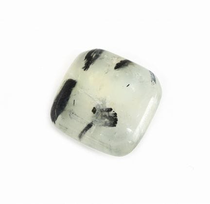 Loose prehnite , approx. 18.03 ct, cushion shaped 