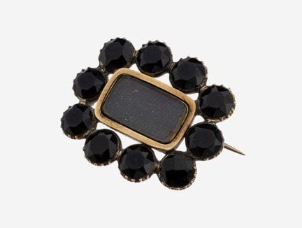 Broche de oro de 14 quilates, Inglaterra, fechado 