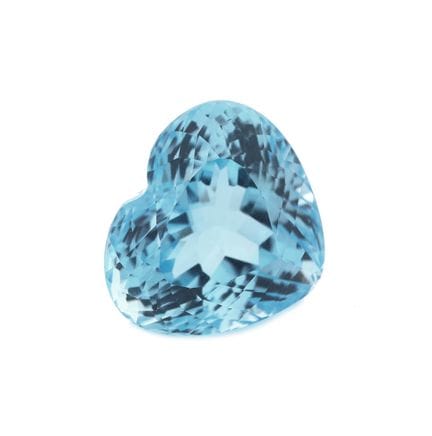 Topazio sfuso, circa 24,20 ct, sfaccettato a forma