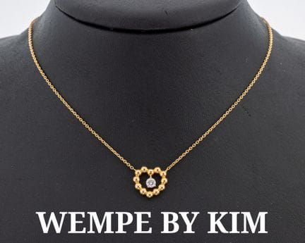 Collier en or 18 carats WEMPE BY KIM, GG 750/000, 