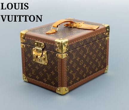 Estuche de belleza vintage de LOUIS VUITTON, de lo