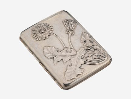 Art Nouveau-Cigarette case, german approx. 1900 , 
