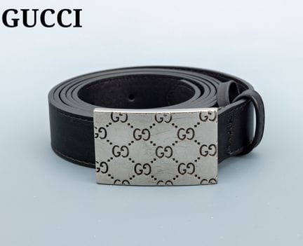 GUCCI belt buckle , metal, rectangle clasp with im