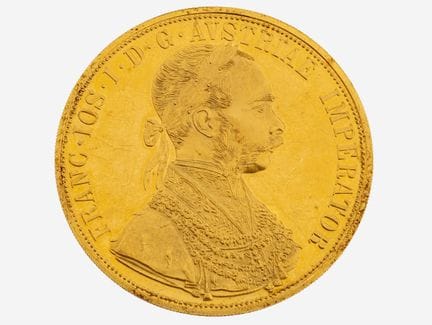 Pièce d'or de 4 ducats, Autriche-Hongrie, 1915, Fr