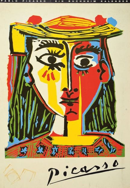 Calendrier Buchheim Pablo Picasso, 1969, 12 illust