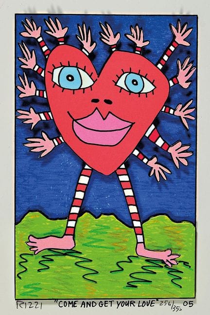 James Rizzi, 1950-2011, New York, sculpture en 3D,