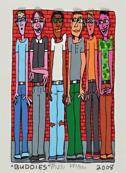 James Rizzi, 1950-2011, New York, sculpture en 3D,