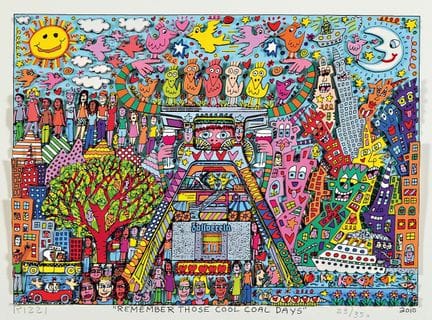 James Rizzi, 1950-2011, New York, sculpture en 3D,