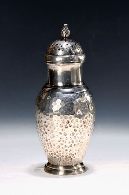 Salière en argent, Christian F. Heise, Copenhague,