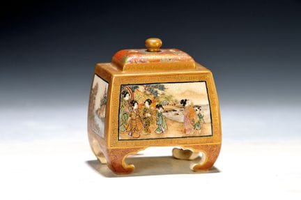 Incensario ritual, Satsuma, Japón, hacia 1900, cue