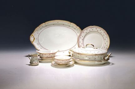 Service de table, Royal Limoges, XXe siècle, porce