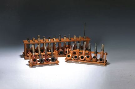 54 tobacco pipes, including Peterson's (4), Lorenz