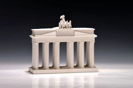 Brandenburger Tor, KPM, Berlin, 1993-2000, Biskuit