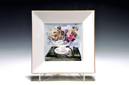 Placa decorativa de porcelana, de Peter Strang (19