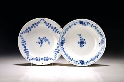 2 assiettes, Meissen, Marcolini, vers 1774-1814, d