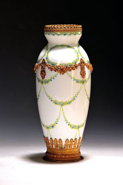Vase, Autriche, vers 1900, porcelaine, peint en co