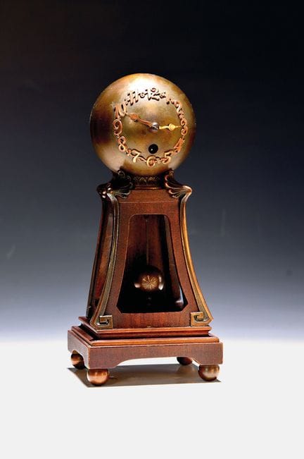 Reloj de mesa de estilo Art Nouveau de Junghans, d