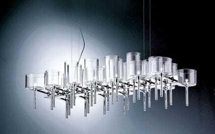 Gran lámpara de techo, modelo Spillray SP 26, Axo 