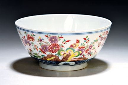 Cuenco temprano, Meissen, c. 1725, porcelana, rest