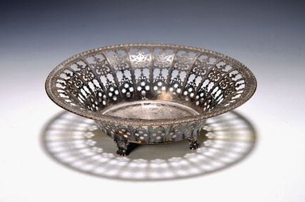 Panier ajouré, Bruckmann &amp; Söhne, Heilbronn, X