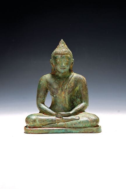 Buda sentado, Sri Lanka, siglos XV-XVII, Shakyamun
