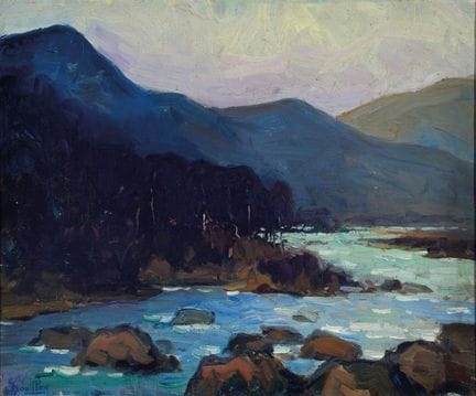 乔治·布伊永（Georges Bouillon），1891-1943，比利时人，作品描绘了山间河流的