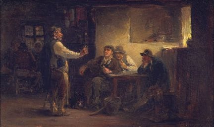 Anton Burger, 1824 Frankfurt-1905 Kronberg, tavern