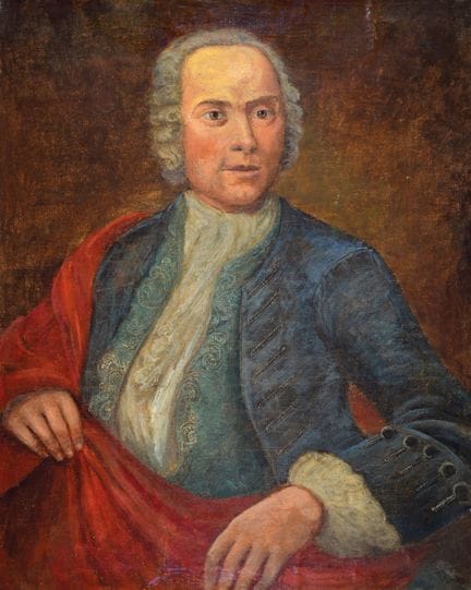 Unidentified artist of the 18th C., 2 counterparts