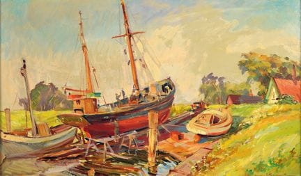 Hermann Wehrmann, 1897 Hamburg-1977 Glückstadt, We