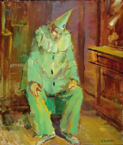 阿尔多·马萨里（Aldo Massari），1927-2000，《巴亚佐》（Bajazzo），油画/