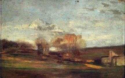 Wilhelm Trübner, 1851-1917, Bavarian meadow landsc