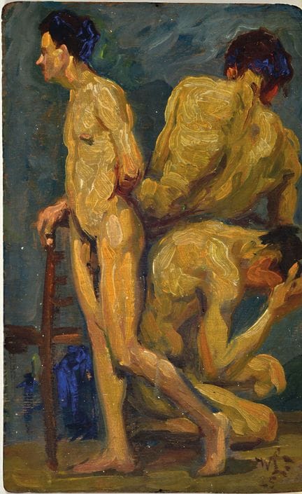 威廉·勒费布尔（Wilhelm Lefebre），1873年出生于法兰克福，1974年逝于梅拉诺，2