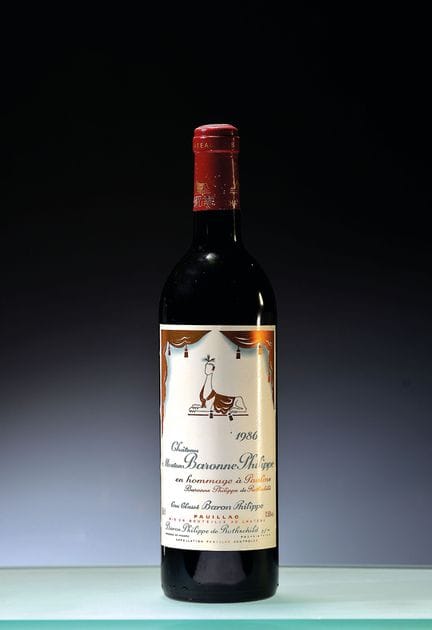 1 Flasche 1986 Chateau Mouton Baronne Philippe, Pa