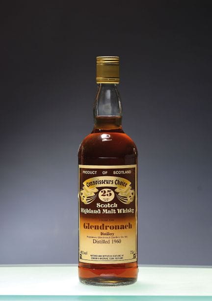 1 bouteille de whisky écossais de malt des Highlan