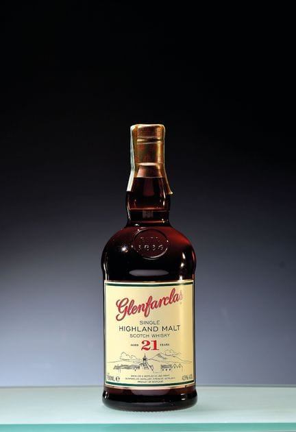 1 bouteille de Glenfarclas 21 ans d'âge, whisky éc