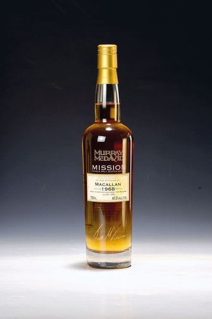 1 bouteille de Macallan Murray McDavid Mission Cas