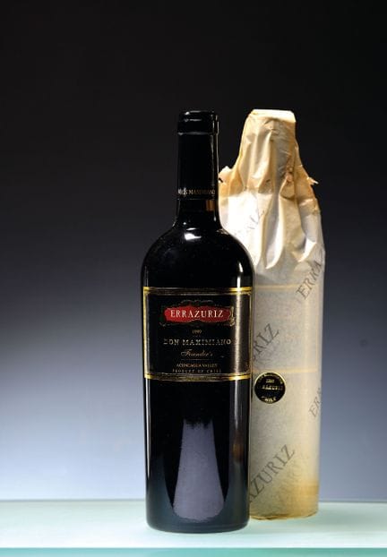 6 bouteilles d'Errazuriz Don Maximiano Founder's R