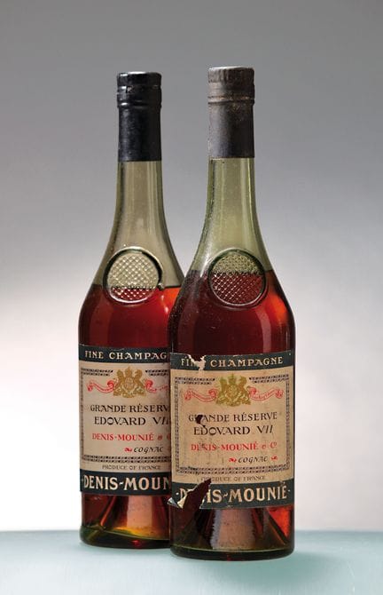 5 bouteilles Denis Mounie Grand Réserve, Cognac,Ed