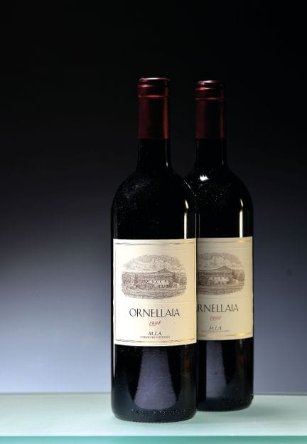 1 caisse de 6 bouteilles d'Ornellaia Bolgheri Supe
