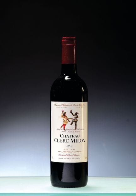 1 bouteille de Château Cler-Milon 2004, Pauillac, 