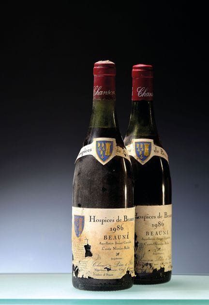 6 bouteilles de 1986 Hospices de Beaune Beaune Pre