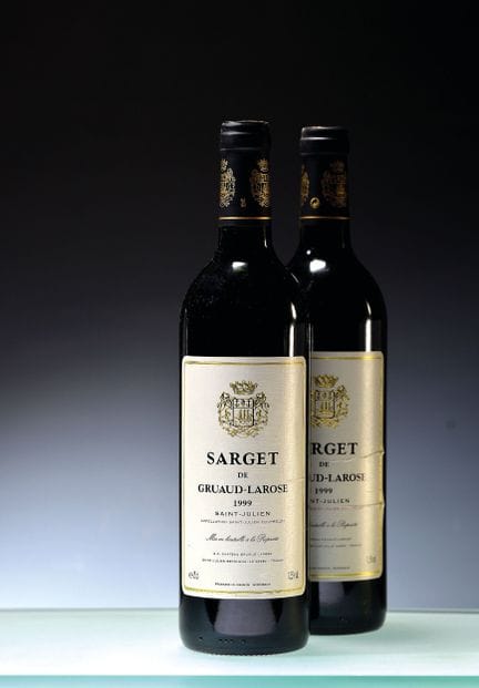 12 bouteilles de Château Gruaud-Larose « Sargetde 
