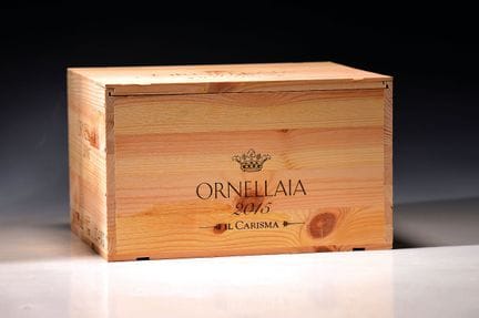 1 caisse de 6 bouteilles d'Ornellaia Bolgheri Supe