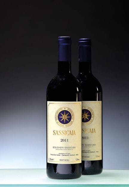 4 bouteilles de Tenuta San Guido Bolgheri Sassicai