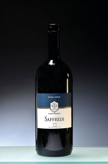 3 bouteilles magnum 2015 Fattoria Le Pupille Saffr