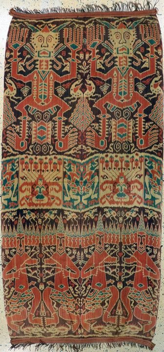 «Ikat» de Sumba, Indonesia, principios del siglo X