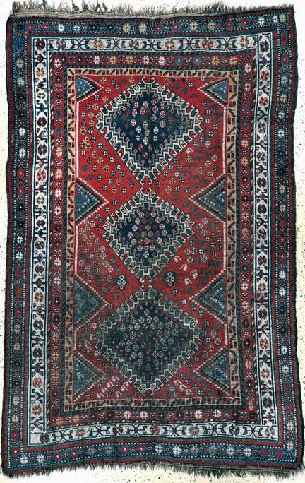 Louri antiguo, Persia, hacia 1900, lana sobre lana
