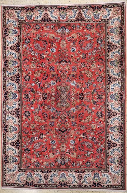 Yazd fino, Persia, finales del siglo XX, lana de c