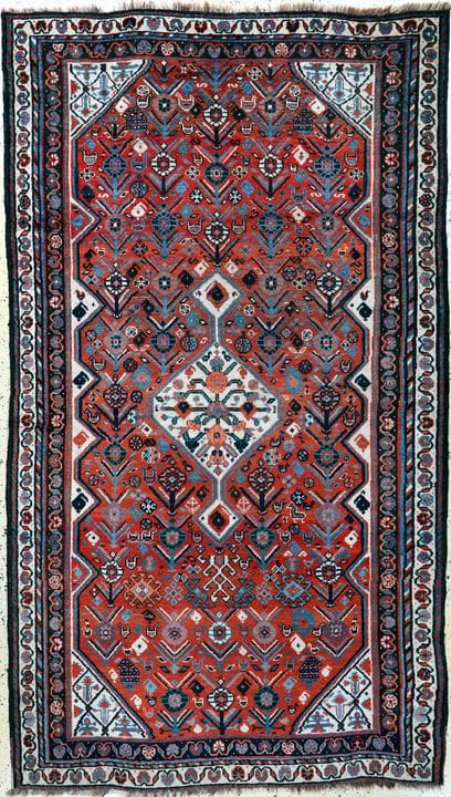 Louri antiguo, Persia, hacia 1900, lana sobre lana