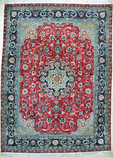 Tabriz, Persia, mediados del siglo XX, lana sobre 